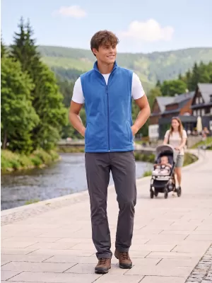 Unisex vestie fleece ALTISPORT NoPrint NP/ALU815 AZURE BLUE