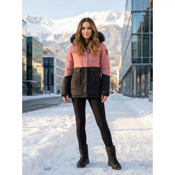  Geacă pentru doamne ALPINE PRO EGYPA LJCB592 ROZ 