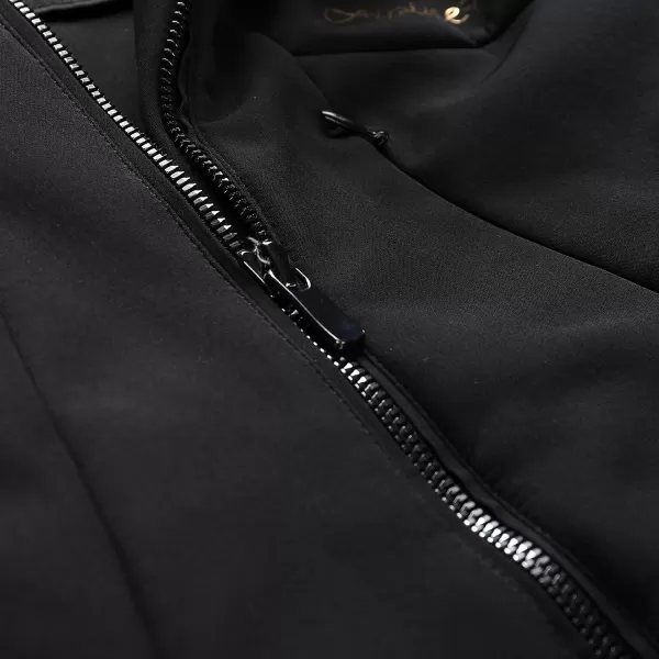  Sacou de softshell pentru femei pentru femei ALPINE PRO DOWELA LJCB612 NEGRU 