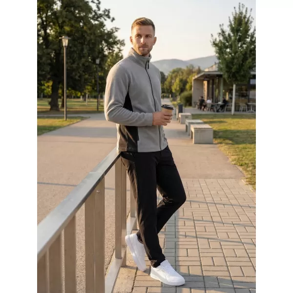  Panouri din fleece pentru bărbați ALTISPORT NoPrint NP/ALM725 GRI DESCHIS 