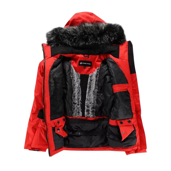  Jacheta de schi pentru doamne ALPINE PRO OLADA LJCB603 ROȘU OLIMPIC 