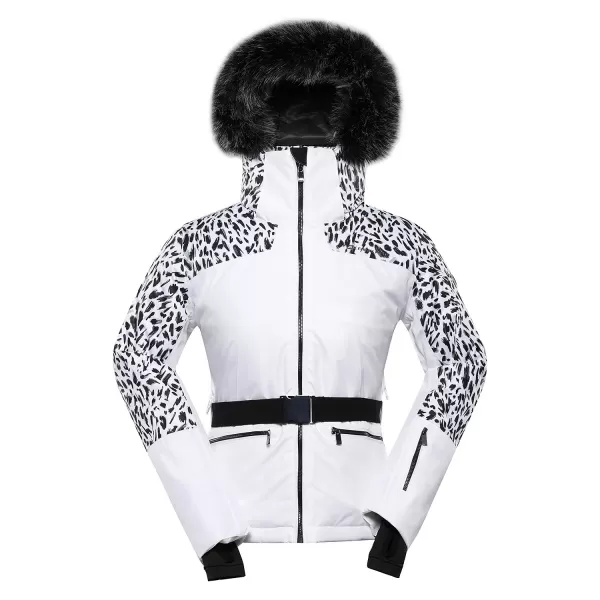  Jacheta de schi pentru doamne ALPINE PRO OLADA LJCB603 ALB 