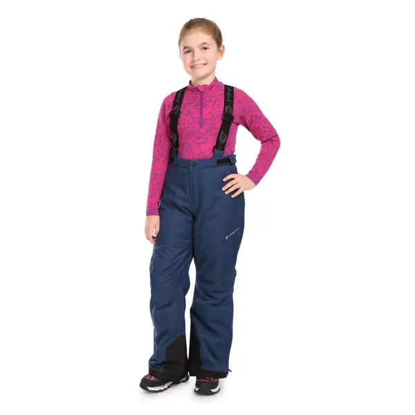  Pantaloni de schi pentru copii ALPINE PRO OSAGO KPAB322 ALBASTRU 