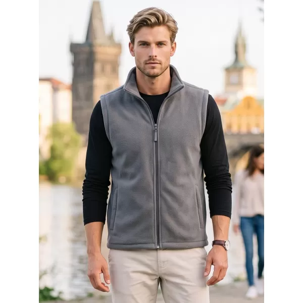 Unisex vestie fleece ALTISPORT NoPrint NP/ALU815 OŢEL 