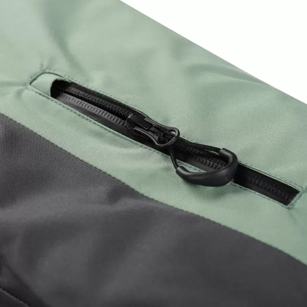  Geacă de schi pentru bărbați ALPINE PRO OMEQ MJCB644  VERDE 