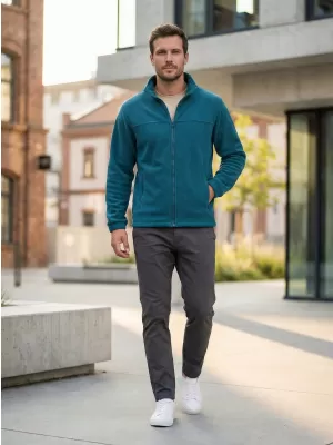 Panouri din fleece pentru bărbați ALTISPORT NoPrint NP/ALM105 KEROSEN
