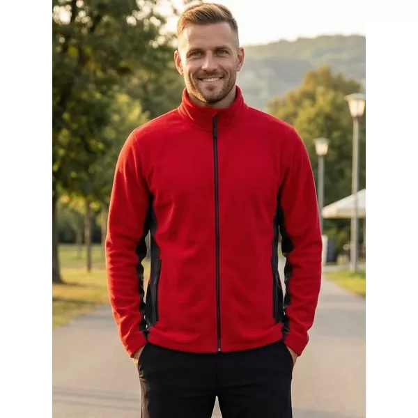  Panouri din fleece pentru bărbați ALTISPORT NoPrint NP/ALM725 ROŞU 