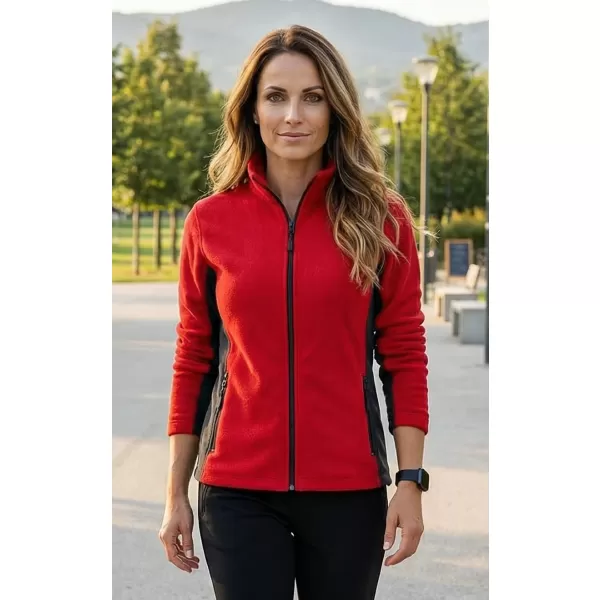  Panouri din fleece pentru femei ALTISPORT NoPrint NP/ALW825 ROŞU 
