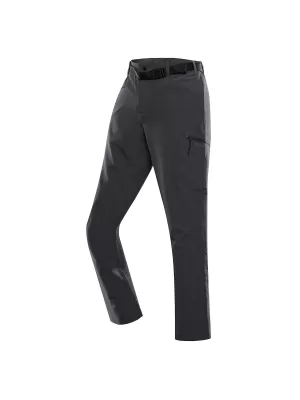 Pantaloni softshell pentru bărbați ALPINE PRO CORB MPAD672 GRI ÎNCHIS