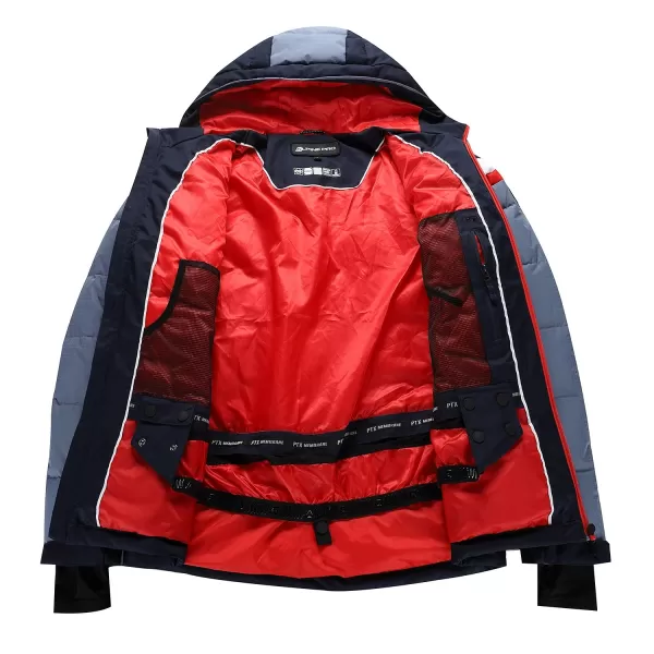  Sacou de schi pentru bărbați pentru bărbați ALPINE PRO FERER MJCD697 ALBASTRU 
