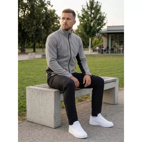  Panouri din fleece pentru bărbați ALTISPORT NoPrint NP/ALM725 GRI DESCHIS 