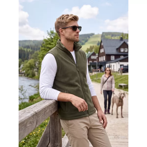  Unisex vestie fleece ALTISPORT NoPrint NP/ALU815 MILITAR 