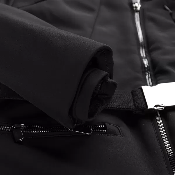  Sacou de softshell pentru femei pentru femei ALPINE PRO DOWELA LJCB612 NEGRU 