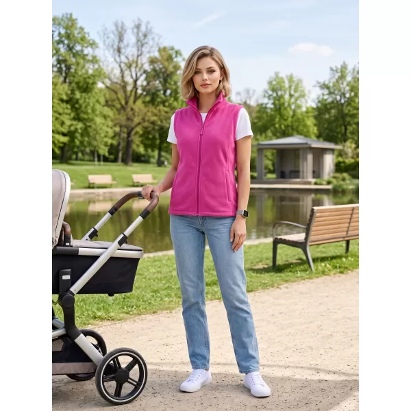  Unisex vestie fleece ALTISPORT NoPrint NP/ALU815 FUCHSIA RED 
