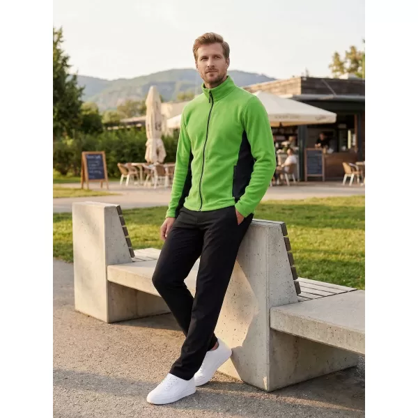  Panouri din fleece pentru bărbați ALTISPORT NoPrint NP/ALM725 APPLE VERDE 