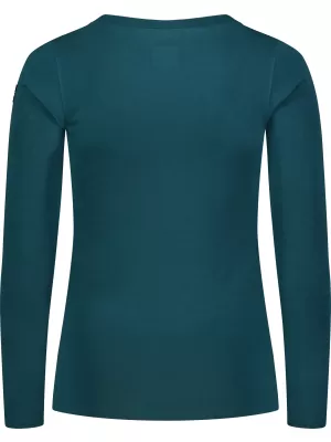 Tricou de dama din bumbac NORDBLANC SWEDEN NBFLT8144 TEAL