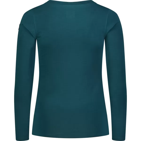  Tricou de dama din bumbac NORDBLANC SWEDEN NBFLT8144 TEAL 