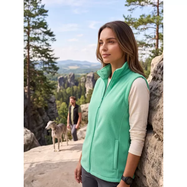  Unisex vestie fleece ALTISPORT NoPrint NP/ALU815 MENTĂ 