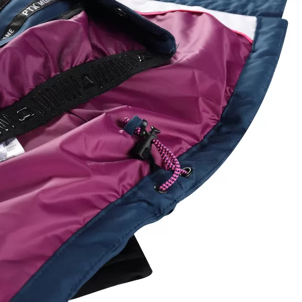  Jacheta de schi pentru femei pentru femei ALPINE PRO FEEDRA LJCB604 ALBASTRU 