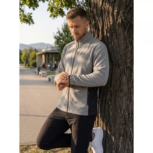  Panouri din fleece pentru bărbați ALTISPORT NoPrint NP/ALM725 GRI DESCHIS 