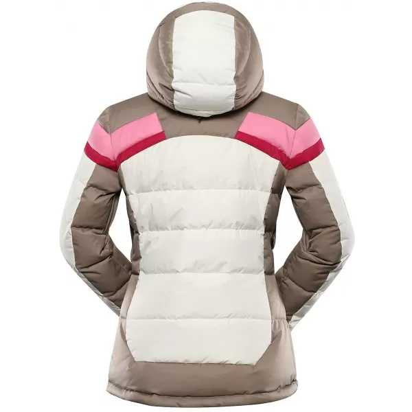  Jacheta de schi pentru femei pentru femei ALPINE PRO FERERA LJCD656 CREMOS 