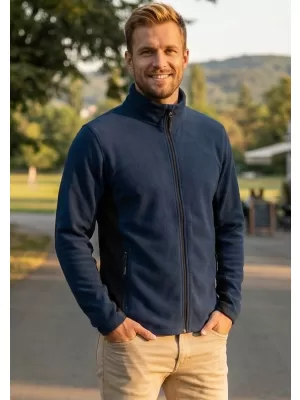 Panouri din fleece pentru bărbați ALTISPORT NoPrint NP/ALM725 SEA -BLUE