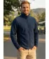 Panouri din fleece pentru bărbați ALTISPORT NoPrint NP/ALM725 SEA -BLUE