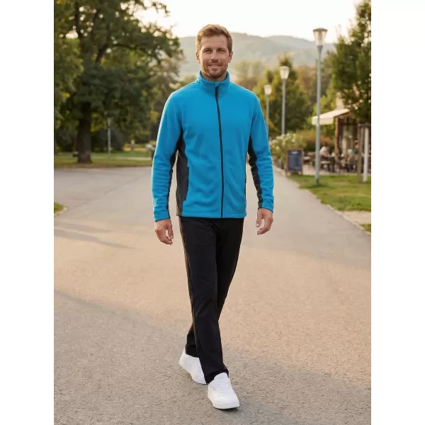  Panouri din fleece pentru bărbați ALTISPORT NoPrint NP/ALM725 TURCOAZ 