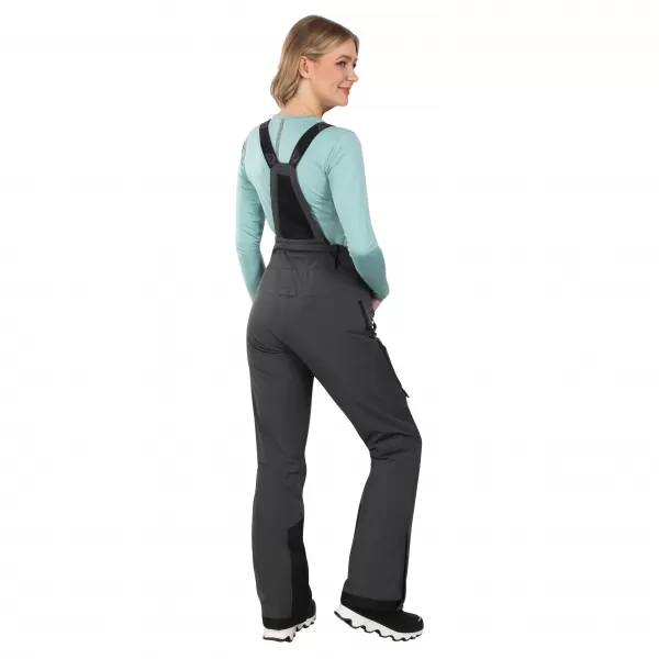  Pantalonii pentru doamne ALPINE PRO WERADA LPAD721 GRI ÎNCHIS 