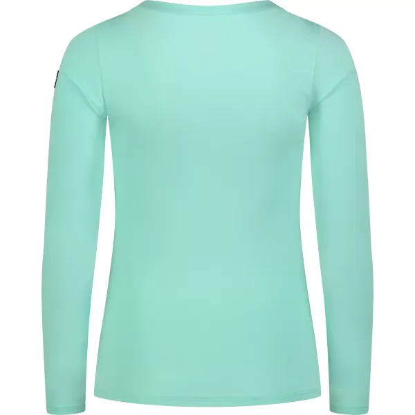  Tricou de dama din bumbac NORDBLANC SWEDEN NBFLT8144 VERDE DESCHIS 