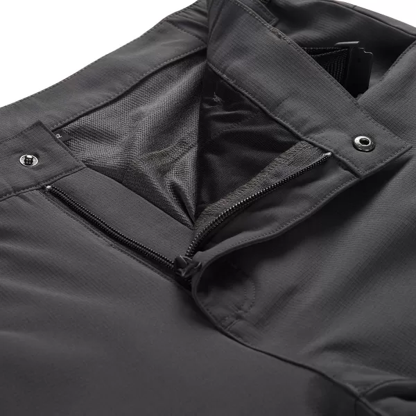  Pantaloni softshell pentru bărbați ALPINE PRO CORB MPAD672 GRI ÎNCHIS 