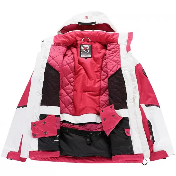  Jacheta de schi pentru doamne ALPINE PRO DEARA LJCD654 ALB 