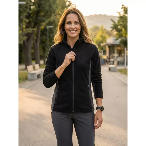  Panouri din fleece pentru femei ALTISPORT NoPrint NP/ALW825 NEGRU 