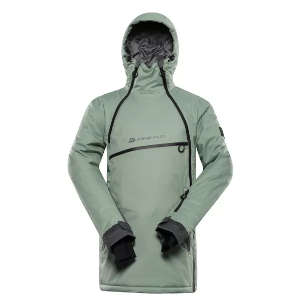  Geacă de schi pentru bărbați ALPINE PRO OMEQ MJCB644  VERDE 
