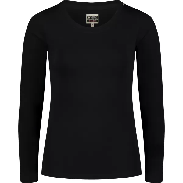  Tricou de dama din bumbac NORDBLANC SWEDEN NBFLT8144 NEGRU 