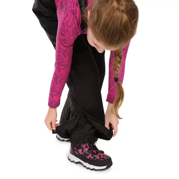  Pantaloni de schi pentru copii ALPINE PRO OSAGO KPAB322 NEGRU 