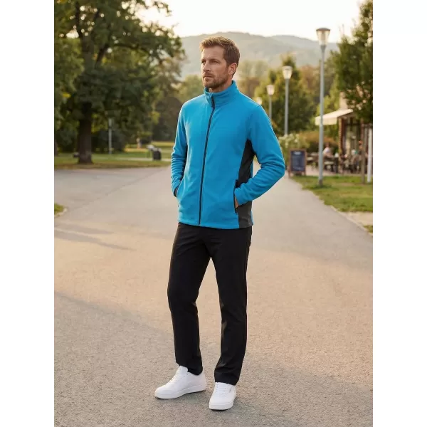  Panouri din fleece pentru bărbați ALTISPORT NoPrint NP/ALM725 TURCOAZ 