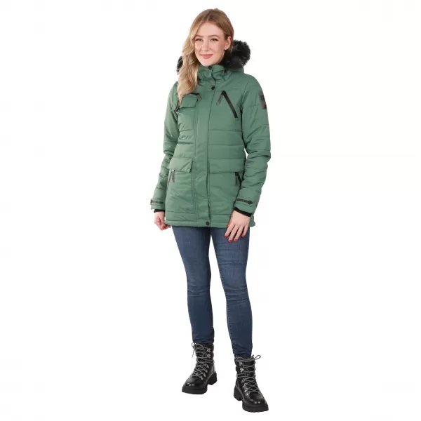  Geacă pentru doamne ALPINE PRO WERDA LJCD644 VERDE 