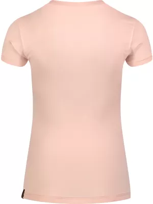 Tricou de dama din bumbac NORDBLANC AGNES NBFLT8147 ROZ DESCHIS