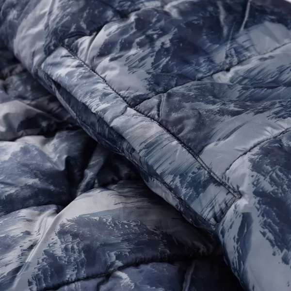  Sacou de hi-thherm pentru bărbați cu două fețe pentru bărbați ALPINE PRO EROM MJCD628 BLUE INDIGO 