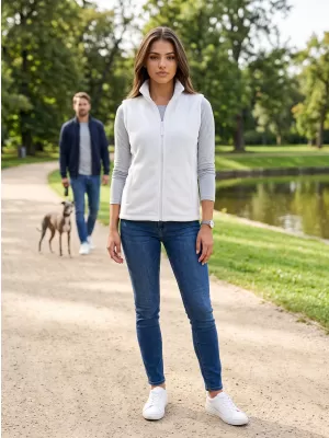 Unisex vestie fleece ALTISPORT NoPrint NP/ALU815 ALB