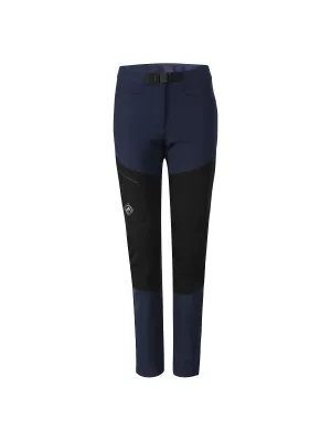 Pantaloni de softshell pentru femei ALPINE PRO AKANA LPAD698 BLUE INDIGO