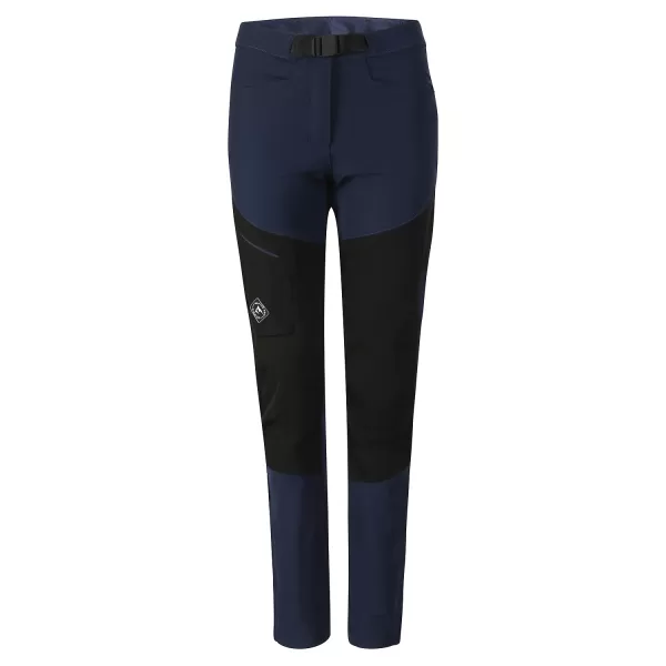  Pantaloni de softshell pentru femei ALPINE PRO AKANA LPAD698 BLUE INDIGO 