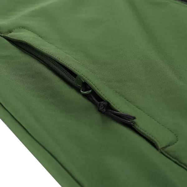  Geacă de softshell pentru femei ALPINE PRO HOORA LJCD590 VERDE 