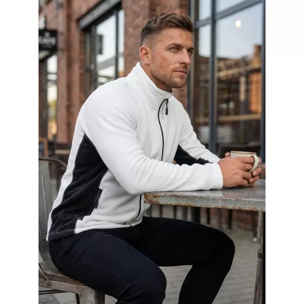  Panouri din fleece pentru bărbați ALTISPORT NoPrint NP/ALM725 ALB 