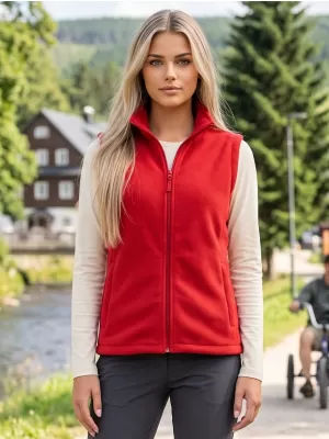 Unisex vestie fleece ALTISPORT NoPrint NP/ALU815 ROŞU