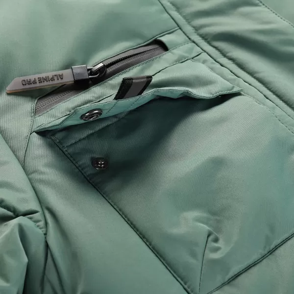  Geacă pentru doamne ALPINE PRO WERDA LJCD644 VERDE 
