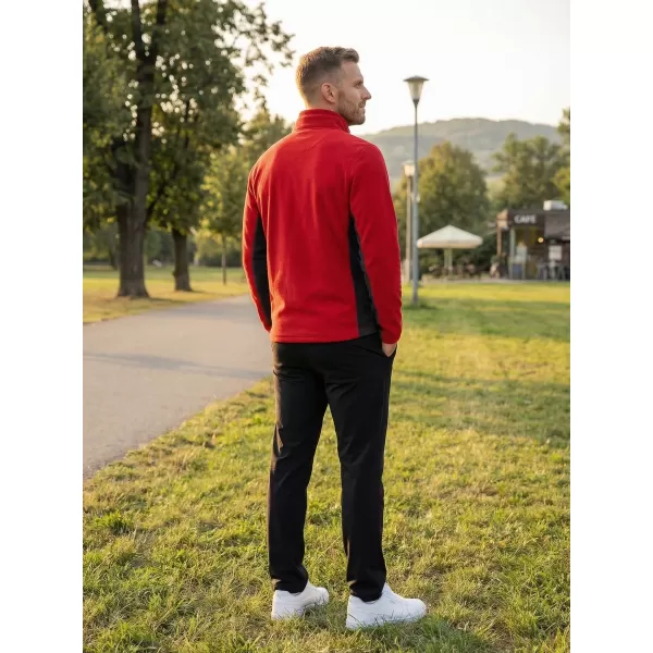  Panouri din fleece pentru bărbați ALTISPORT NoPrint NP/ALM725 ROŞU 