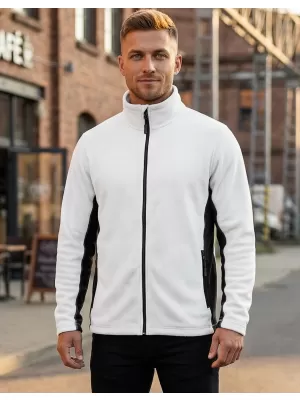 Panouri din fleece pentru bărbați ALTISPORT NoPrint NP/ALM725 ALB