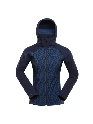 Geacă de softshell pentru femei ALPINE PRO HOORA LJCD590 BLUE INDIGO
